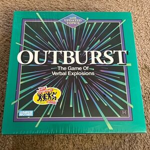 Vintage 90s Outburst The Game of Verbal Explosions Parker Bros Board Game NEW